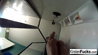 Kirsten Price Feels Deep Emotions In Skinny Brunette Lesbian Sex