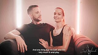 Black Shiny Pants in Hot POV Anal Play