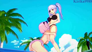 Yagy And Hibari Intense Lesbian Play And Futanari Sex In Senran Kagura Hentai