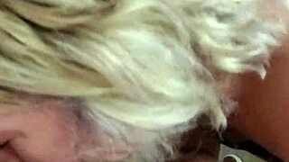 Mature Amateur Blowjob Ends in Mouthful