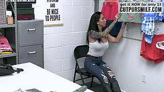 lily lane gets naked and gives blow job with big ass