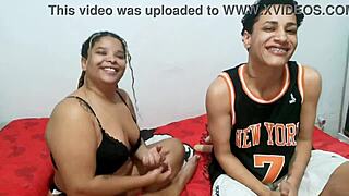 husband invites dyke friend for hot lesbian play