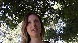 hey, chrissy saunders gives rough oral to old man in pov hardcore