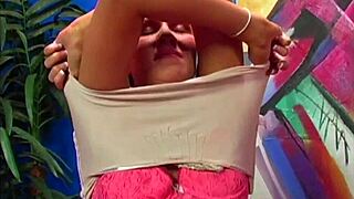 tricia marx takes on two dicks, sucking and facials