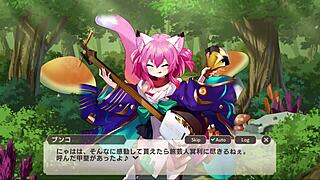 Monster girl TDX performs oral blowjob on huge cock