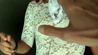 hot redhead milf in outdoor casting interview 😏