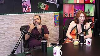 Reh queen and kstro intensely swing with tifany rocha in sheer red lingerie