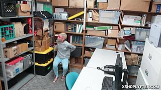 arie faye gets into doggystyle position