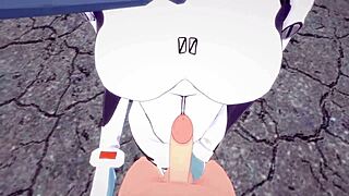Rei Ayanami POV Blowjob in Evangelion Short Clip