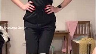 Husband Jerks Off For Mother-In-Law