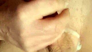 Mark makes a cum during solo masturbation