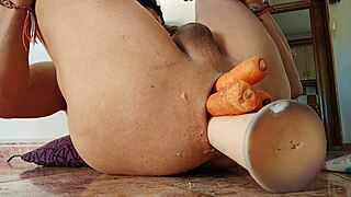 Passive gay guy enjoys intense fisting.