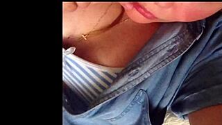 Big Tits Blonde Teen 18+ with Small Tits: Sexy Contrast