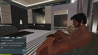 Mercedes gives blowjob to her boss