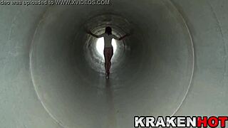 hot redhead milf in outdoor casting interview 😏