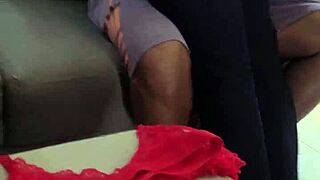 Descriptive visit to subscriber's house for old cuckold interracial deepthroat