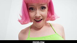 Povsis - helping my petite step sis evie rees with creator's block 😏