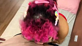 i watched her greedily suck deepthroat with spitting