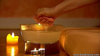 lovely couple enjoys relaxing massage moment with blonde and mature milf amateurs