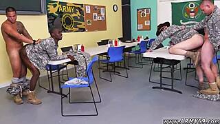 male soldiers fuck in glory holes suggestively