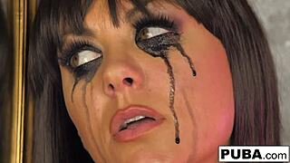 Jezebelle Bond Masturbates in Bathtub! Big Tits Exposed!