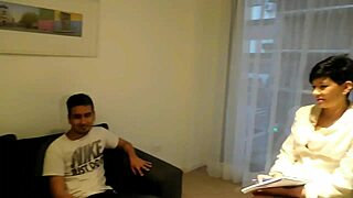 nympho psychologist gets picked up by two patients in her office