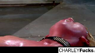 Madison Scott and Charley get wild with hot lesbian fucking