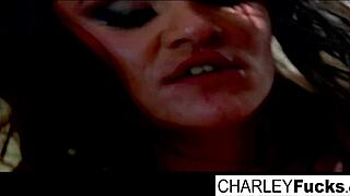 Madison Scott and Charley get wild with hot lesbian fucking