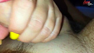 Mother-in-law craves taboo creampie in bedroom with amateur lover