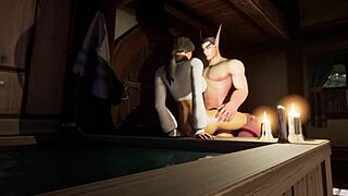 Bath Time Fun in Warcraft Parody