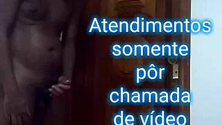 Slim Hung Brazilian Guy Waits Outdoors To Fuck Married Woman On Webcam