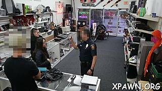 Hairless pussy drilled hard!