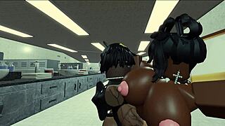 Roblox banging a hot black nun