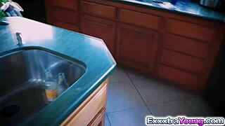 Tiny Babe Lucie Cline Takes Massive Cock