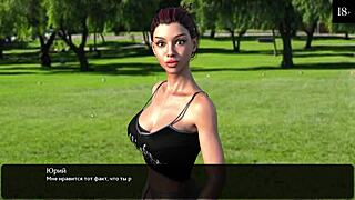 Game with different lesbian sex scenes and fingering