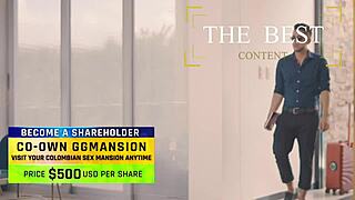 Redhead Introduces Dildo To Brunette Latina In Live Show