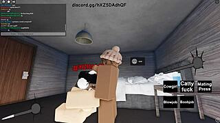 In Roblox, Whore Rides Big Black Cock