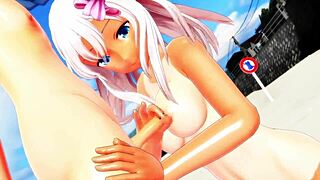 Ryu-chan has sex on the beach