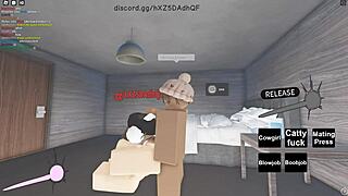 In Roblox, Whore Rides Big Black Cock