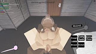 In Roblox, Whore Rides Big Black Cock