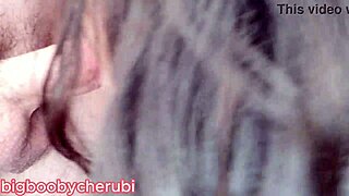 Voluptuous Asian babe loves taking white stud's pleasure and dishing at the same time