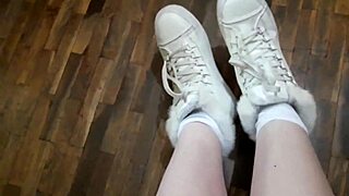 Horny Redhead Rubs Pussy to Huge Orgasm in Stockings