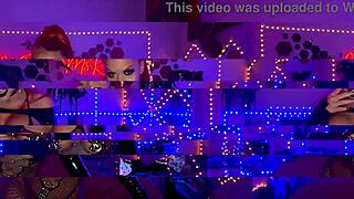 Ms red x's bold striptease sex