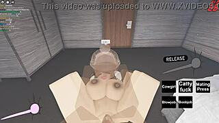 In Roblox, Whore Rides Big Black Cock