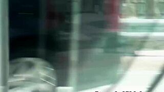 A real hitchhiker gets a ride in the car with the driver.