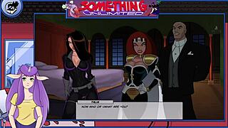 Teen dances with big tits and ass in hentai style