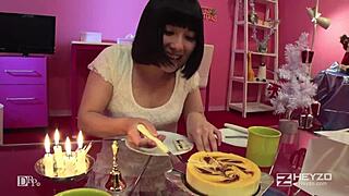 Want to see Kawaii girlfriend and boyfriend's POV sex on Christmas?