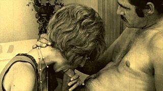 the vintage milf with a big clit shines