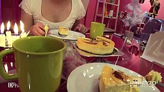 Want to see Kawaii girlfriend and boyfriend's POV sex on Christmas?