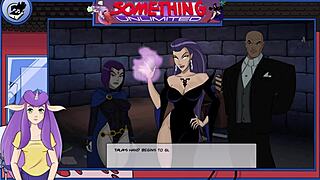 Teen dances with big tits and ass in hentai style